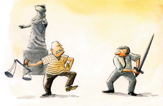 La justicia desordenada