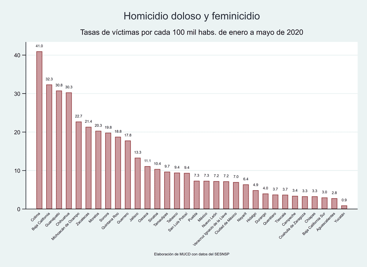 Homicidio doloso y feminicidio